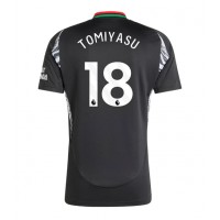 Camisa de Futebol Arsenal Takehiro Tomiyasu #18 Equipamento Secundário 2024-25 Manga Curta